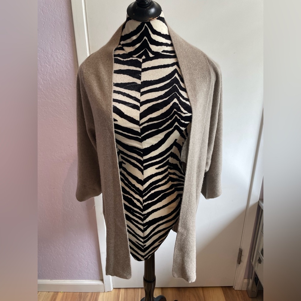 Cynthia Rowley 100% Cashmere Beige Women's Cardigan